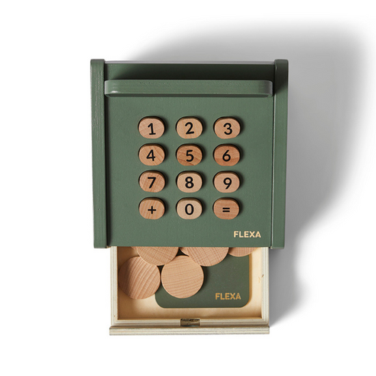 Flexa - Wooden Cash Register Toy