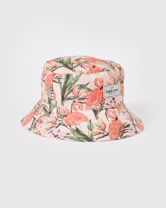 Goldie + Ace - Goldie Cotton Bucket Hat (Flamingo Pink)