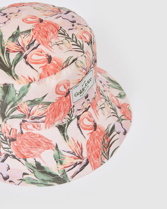 Goldie + Ace - Goldie Cotton Bucket Hat (Flamingo Pink)