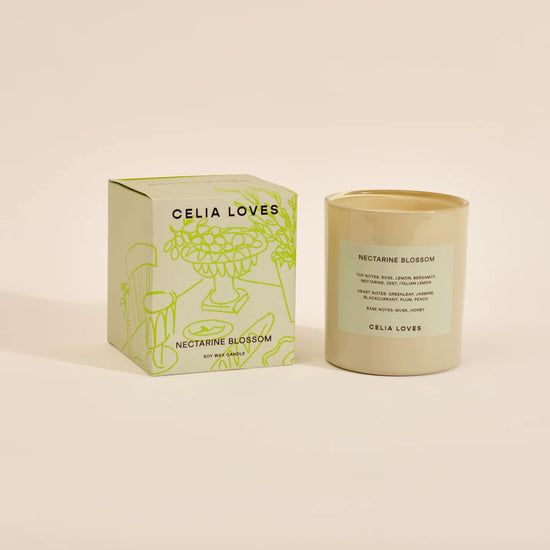 Celia Loves - Soiree 80hr Soy Candle (Nectarine Blossom)
