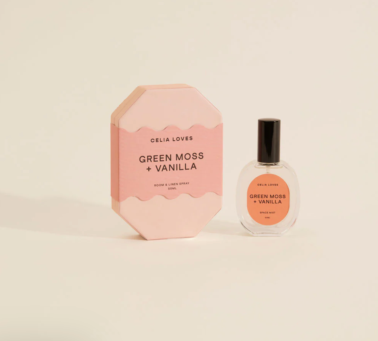 Celia Loves - Room Spray (Green Moss + Vanilla)