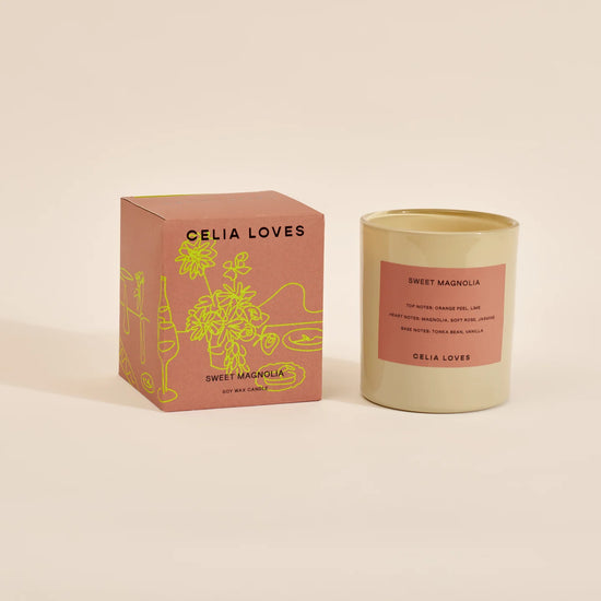 Celia Loves - Soiree 80hr Soy Candle (Sweet Magnolia)