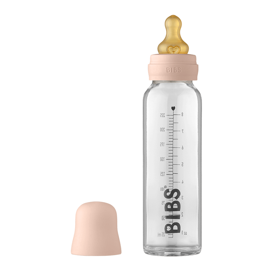 BIBS - Glass Bottle Set 225ml (Blush)