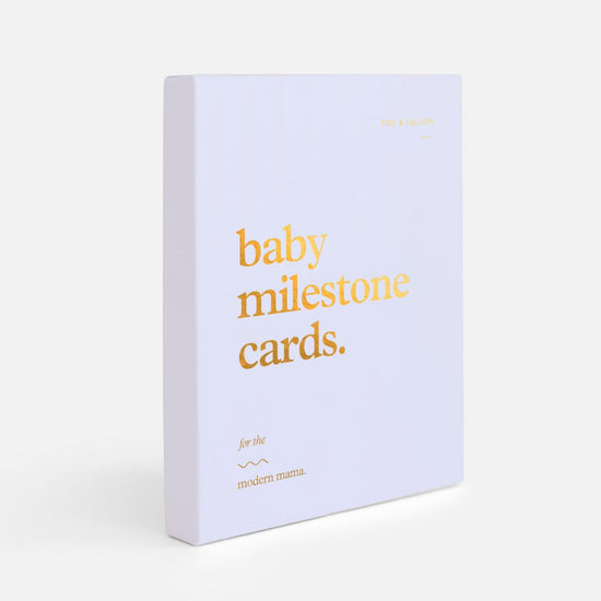 Fox & Fallow - Baby Milestone Cards (Powder Blue)