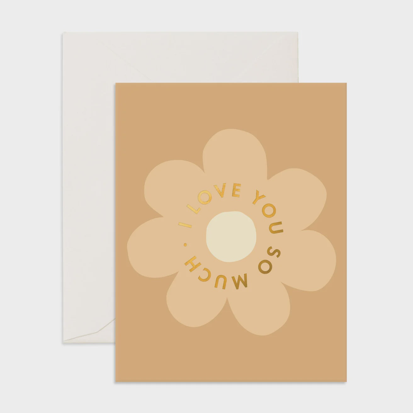 Fox & Fallow - Love You Flower Greeting Card