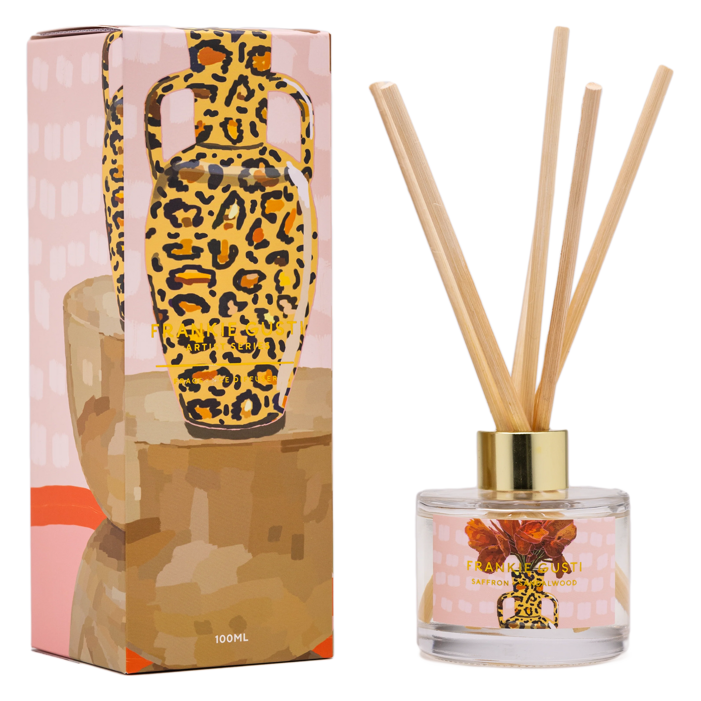 Load image into Gallery viewer, Frankie Gusti - Saffron + Sandalwood | Amy Snail Diffuser
