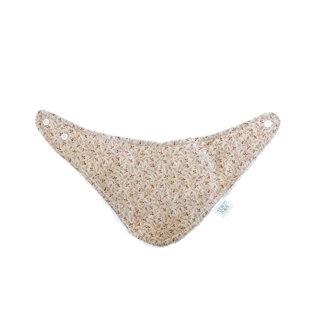 Load image into Gallery viewer, Audrey&amp;#39;s Moon - Cotton Bandana Front Bib (Berry Rose)
