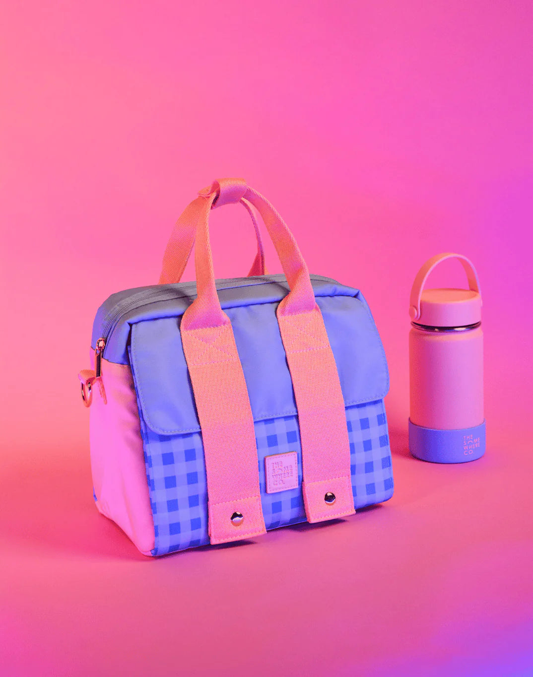 The Somewhere Co. - Lunch Tote (Blueberry Jam Colourblock)