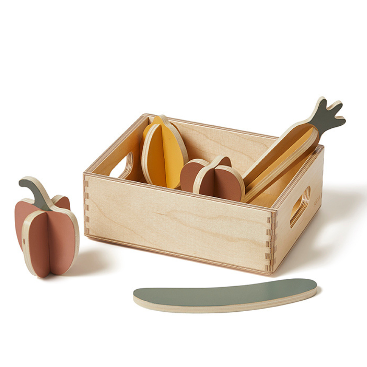 Flexa - Wooden Toy Vegetables Set