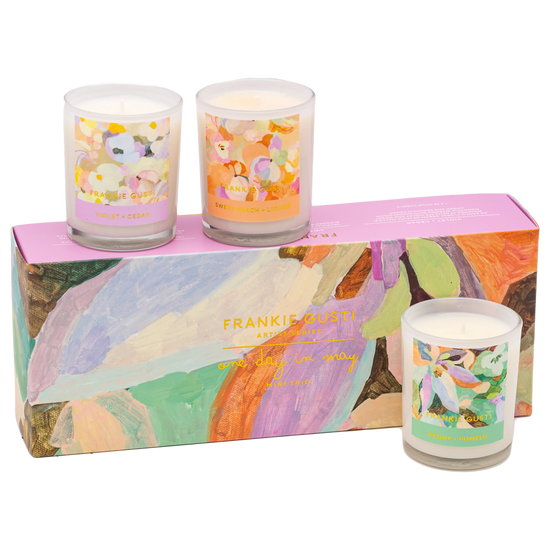 Load image into Gallery viewer, Frankie Gusti - One Day In May Candle Trio Set
