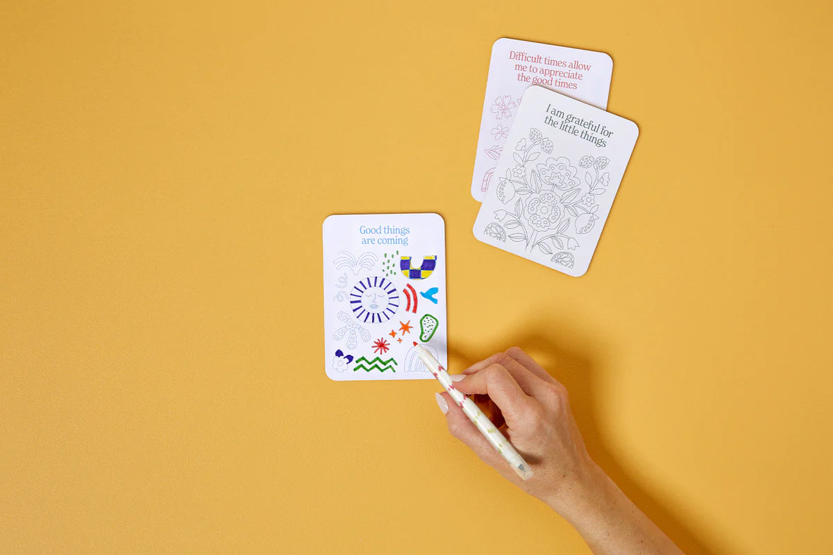 Journey of Something - Colour Your Own Affirmation Cards