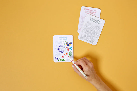 Journey of Something - Colour Your Own Affirmation Cards