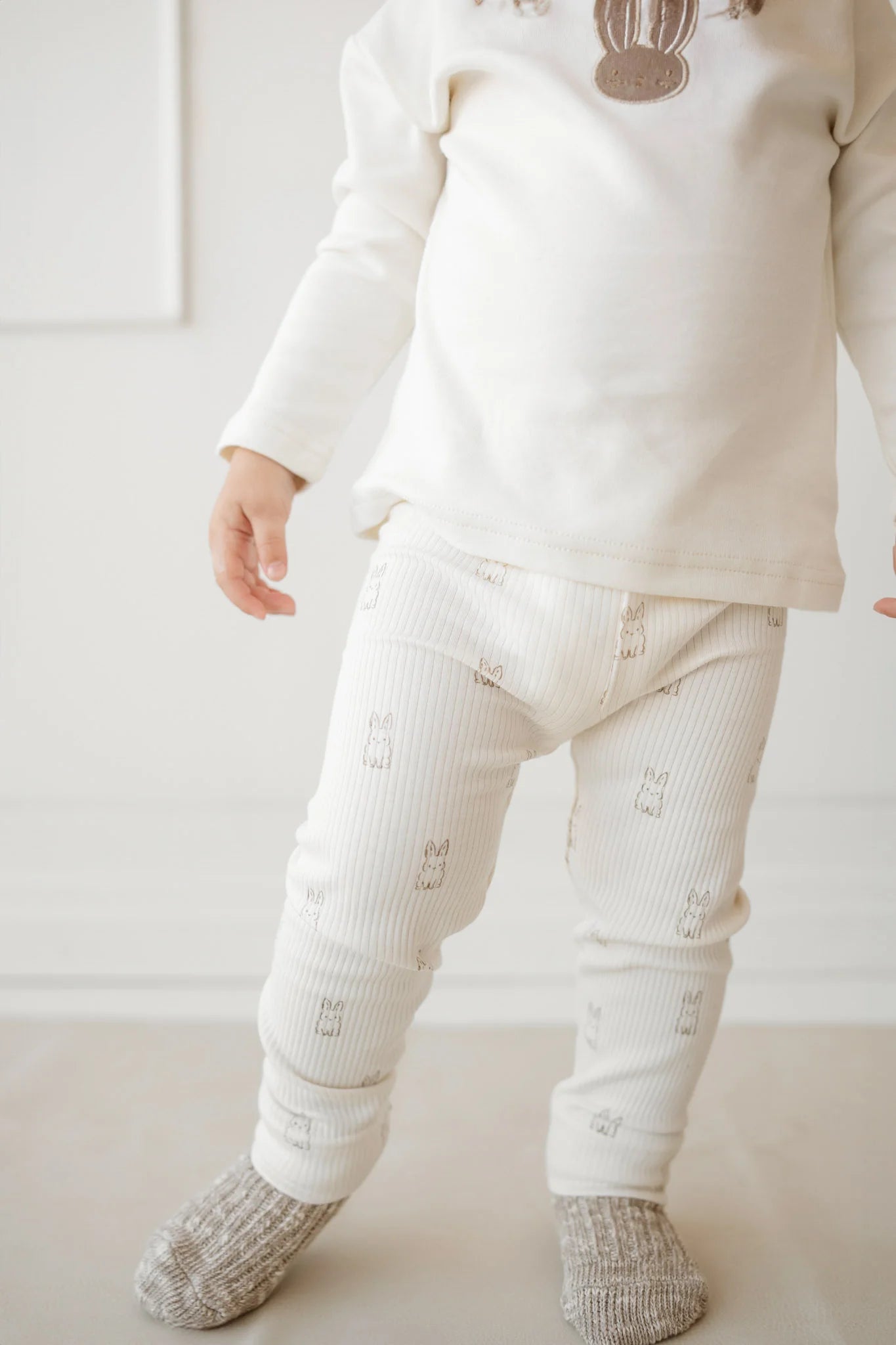 Jamie Kay - Organic Cotton Modal Everyday Leggings (Bunny Buddies)