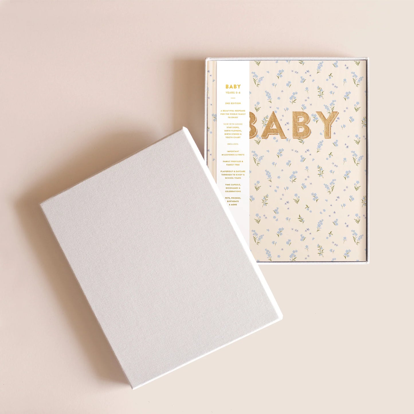 Fox & Fallow - Baby Book Boxed (Forget-Me-Not)