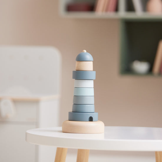Flexa - Wooden Lighthouse Stacker Toy