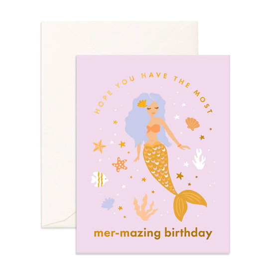 Fox & Fallow - Mer-Mazing Birthday Greeting Card