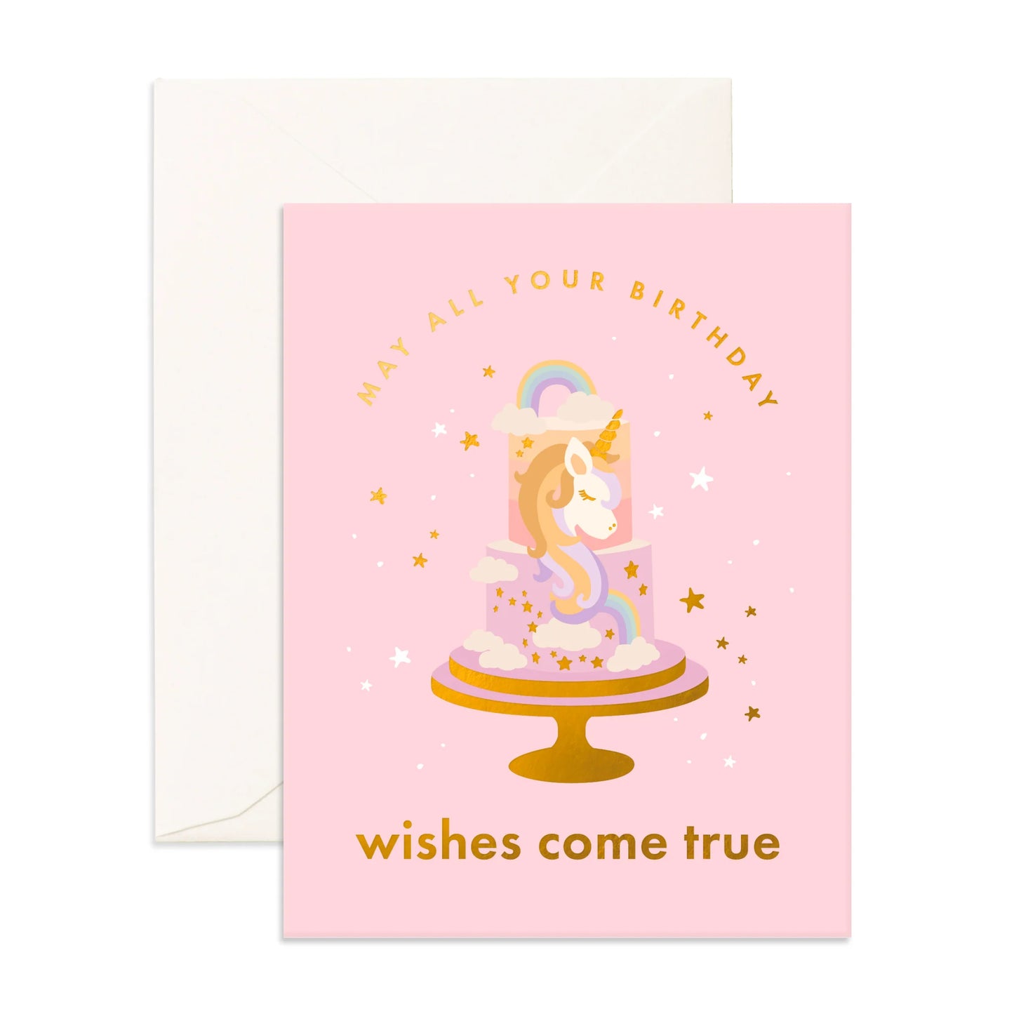 Fox & Fallow - Birthday Cake Unicorn Greeting Card