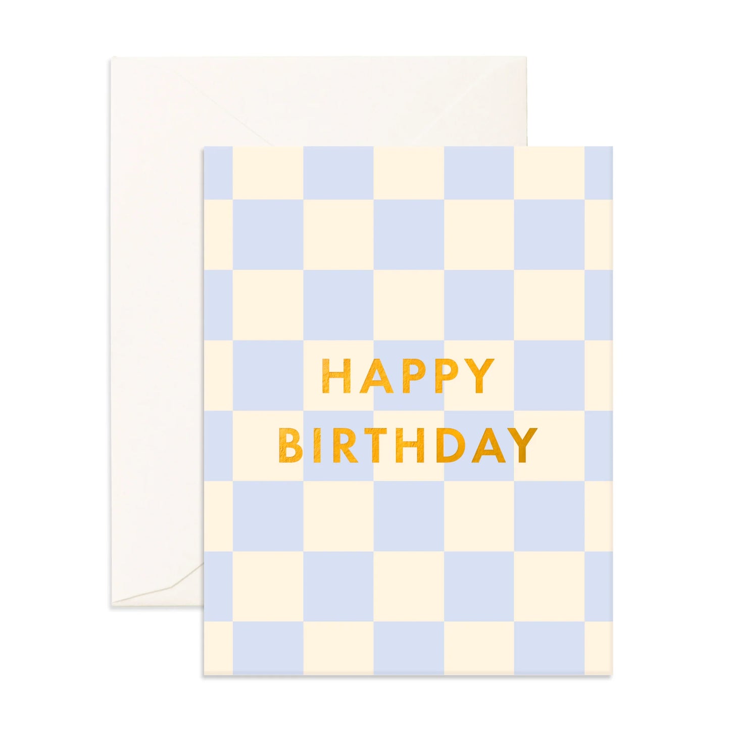 Fox & Fallow - Birthday Powder Check Greeting Card