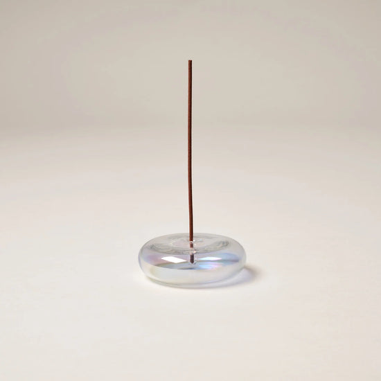 Gentle Habits - Glass Vessel Incense Holder (Iridescent)