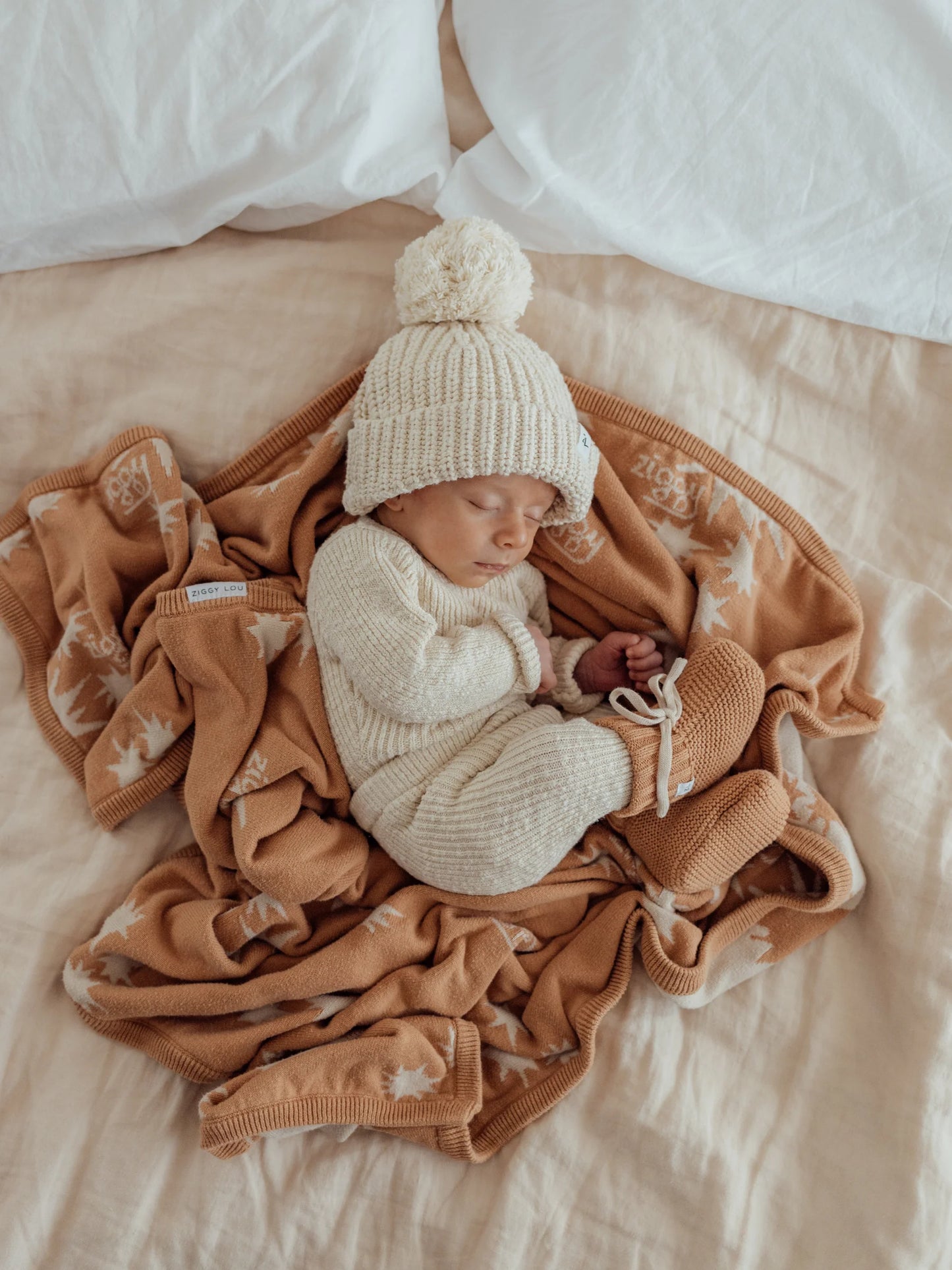 Ziggy Lou - Knit Baby Blanket (Flare)