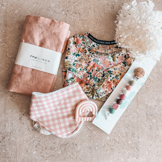 Load image into Gallery viewer, Ultimate Baby Gift Bundle (Pink Flora)
