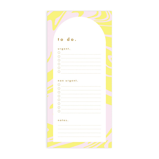 Fox & Fallow - Acid Wash DL To Do List Magnet Notepad