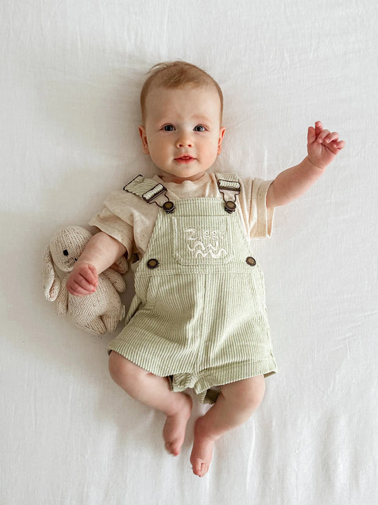 Load image into Gallery viewer, Ziggy Lou - Summer Overalls (Lime)
