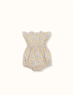 Goldie + Ace - Lani Cotton Romper (Betsy Yellow)