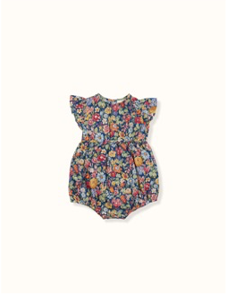 Load image into Gallery viewer, Goldie + Ace - Lani Cotton Romper (Heirloom)

