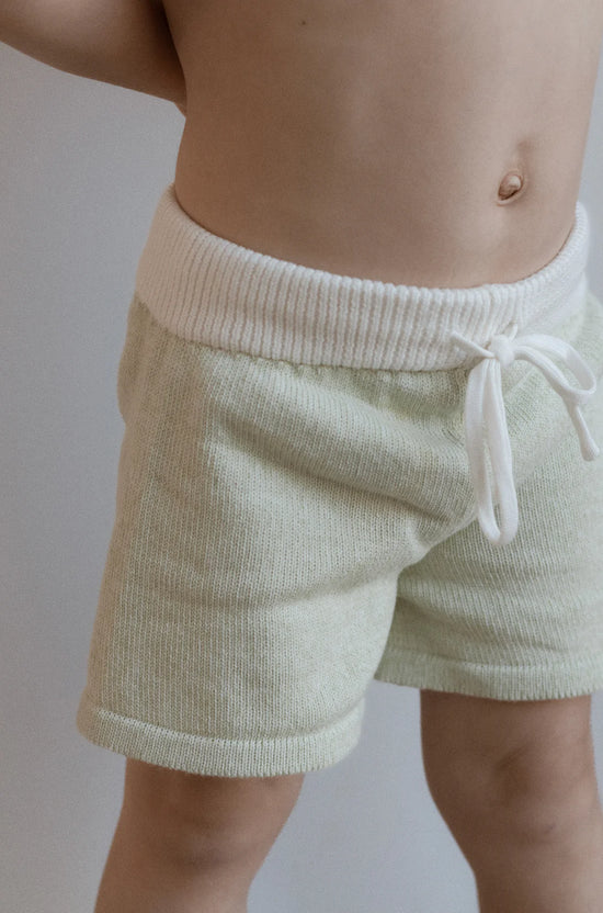 Load image into Gallery viewer, Ziggy Lou - Knit Shorts (Lime)
