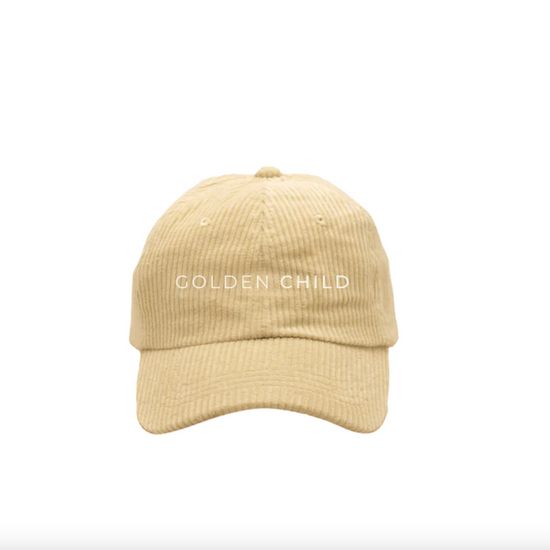Golden Child - Children's Corduroy Cap (Tan)