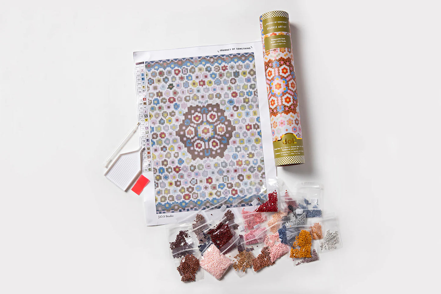 Journey of Something - Sparkle Art Kit (Honeycomb Quilt)