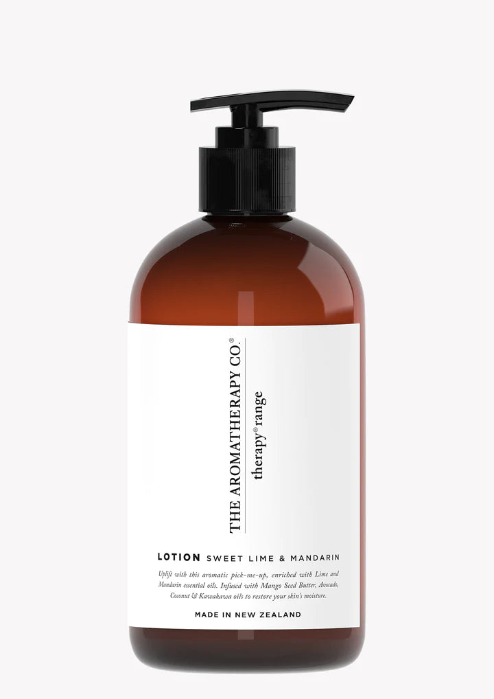 Load image into Gallery viewer, The Aromatherapy Co. - Therapy Hand &amp;amp; Body Lotion (Sweet Lime &amp;amp; Mandarin)
