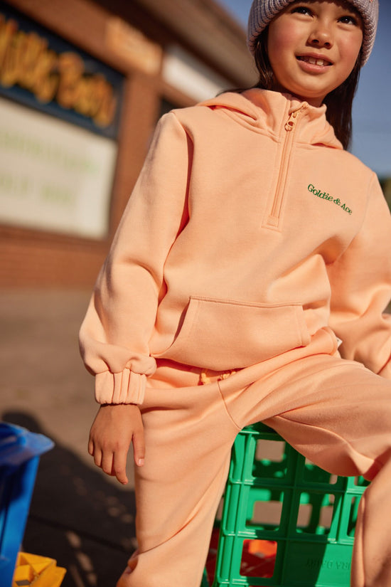 Goldie + Ace - Dylan Hooded Sweater (Peach)