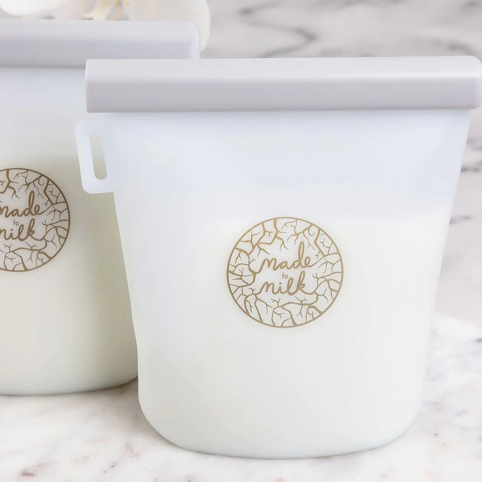 Made to Milk - Reusable Breastmilk Storage Bags (Light Blue 2pk)