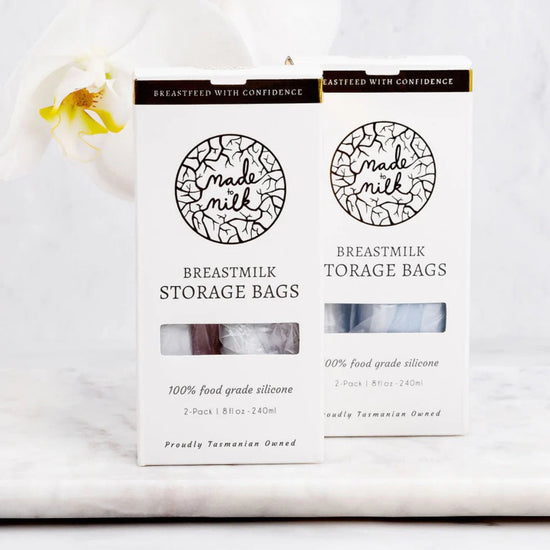 Made to Milk - Reusable Breastmilk Storage Bags (Light Blue 2pk)