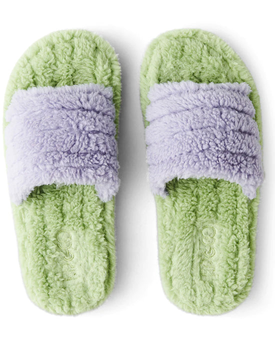 Kip & Co - Quilted Sherpa Adult Slipper (Mint Gelato)