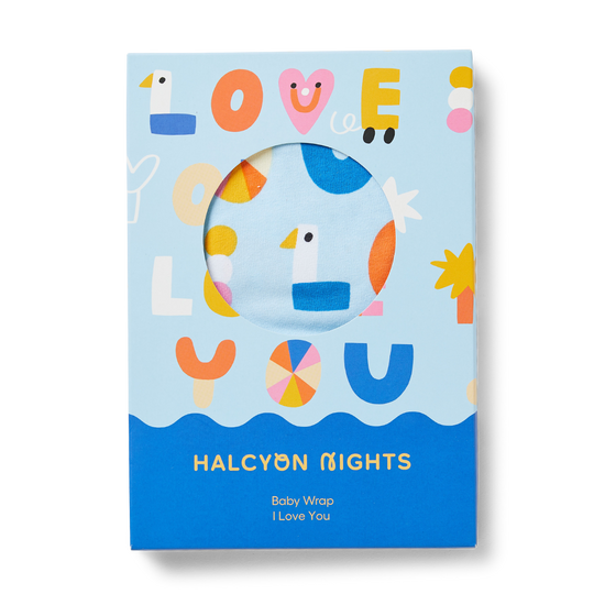 Halcyon Nights - I Love You Baby Wrap (Sky)