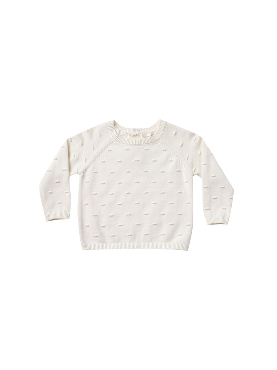 Quincy Mae - Bailey Knit Sweater Ivory