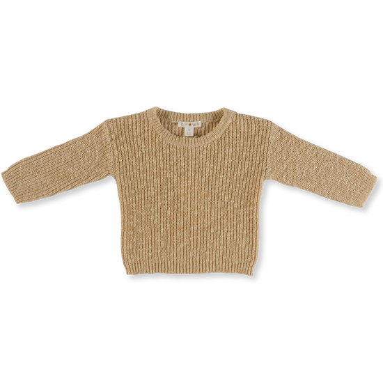 Load image into Gallery viewer, Grown Chunky Rib Pull Over - Tan

