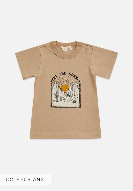 Miann & Co - Vintage Wash T-Shirt Feel the Sunset