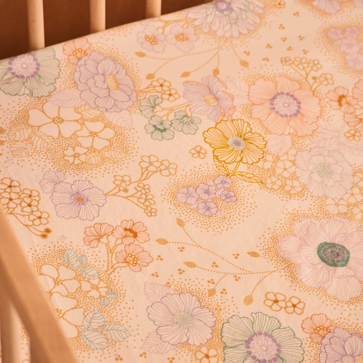 Banabae - Apple Blossom Fitted Cot Sheet