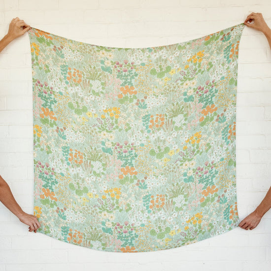 Load image into Gallery viewer, Banabae - Mint Meadow Swaddle
