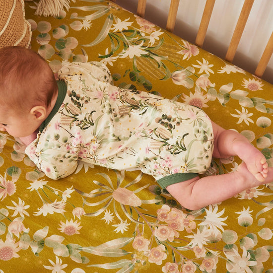 Banabae - Banksia Bloom Fitted Cot Sheet