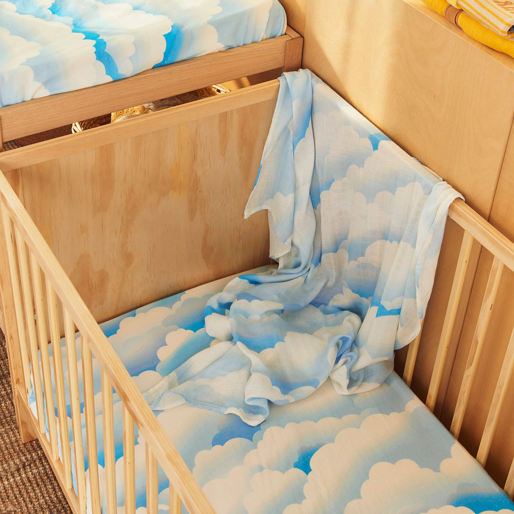 Banabae - Head in the Clouds Fitted Cot Sheet