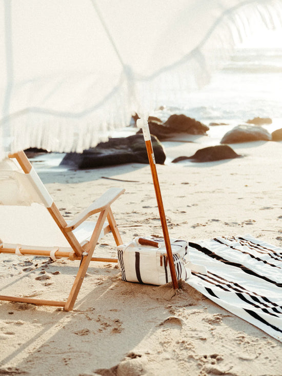 Business & Pleasure Co. - Holiday Beach Umbrella (Antique White)
