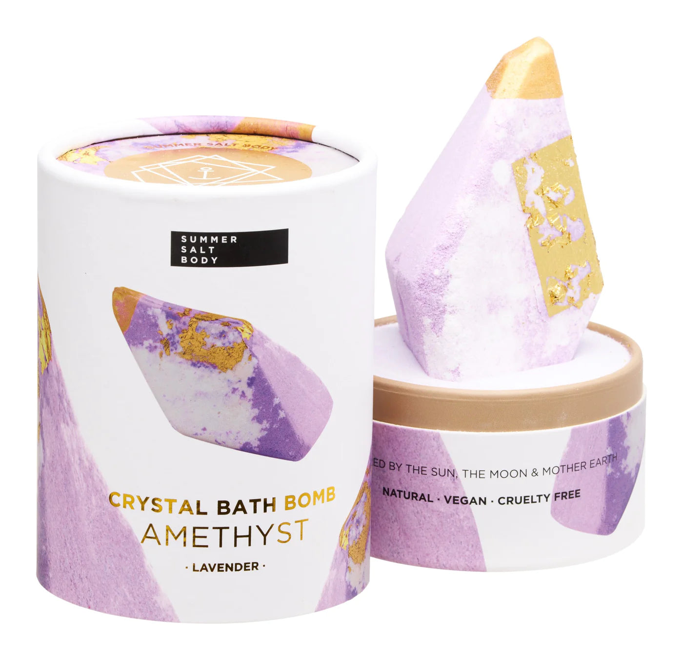 Summer Salt Body - Crystal Bath Bomb (Amethyst Lavender)