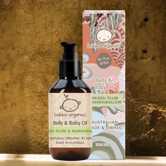 Bubba Organics - Australian Kakadu Plum & Marshmallow Belly & Baby Oil 100ml