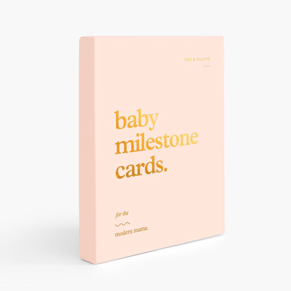 Fox & Fallow - Baby Milestone Cards (Cream)