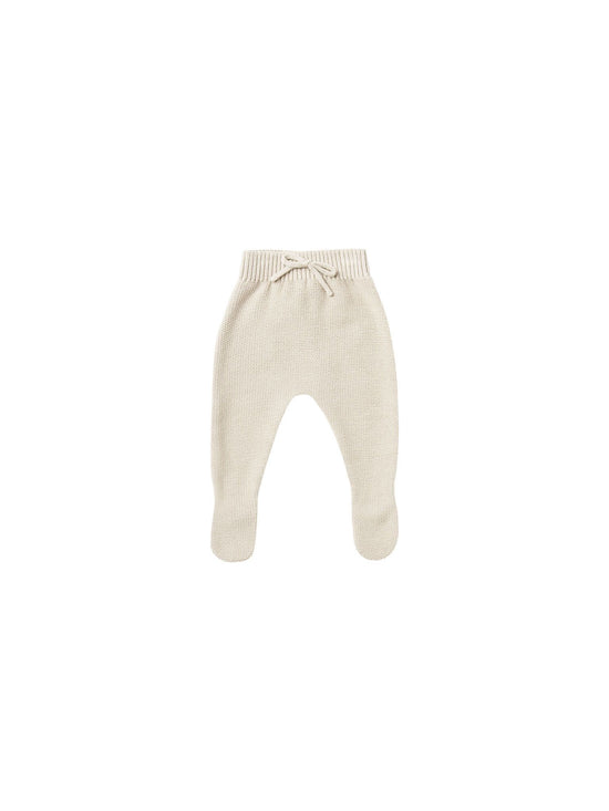 Quincy Mae - Footed Knit Pant (Natural)
